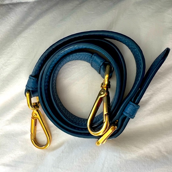 Prada BN2522 Vitello Daino Leather Cobalt - Picture 5 of 15